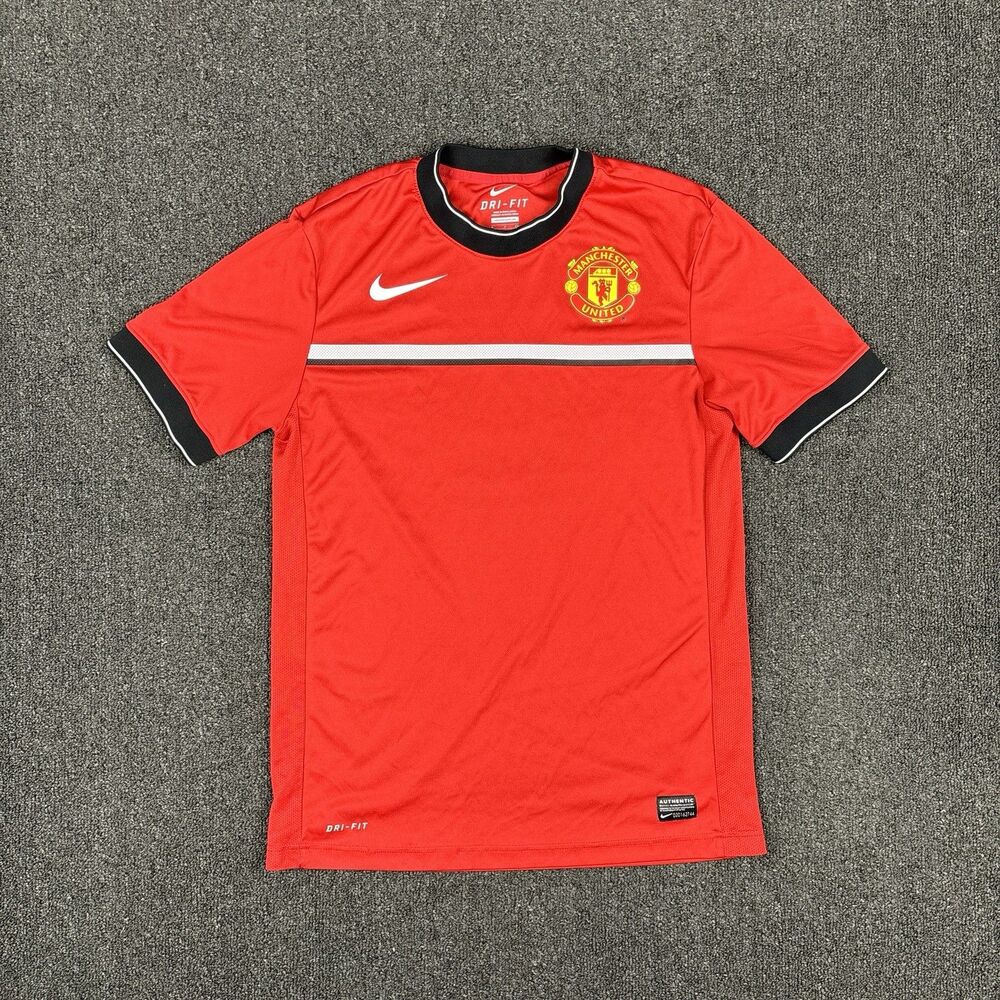 Manchester United Football Soccer Authentic Dri-Fit Jersey Size Small